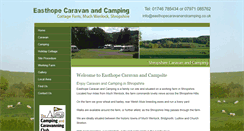Desktop Screenshot of easthopecaravanandcamping.co.uk